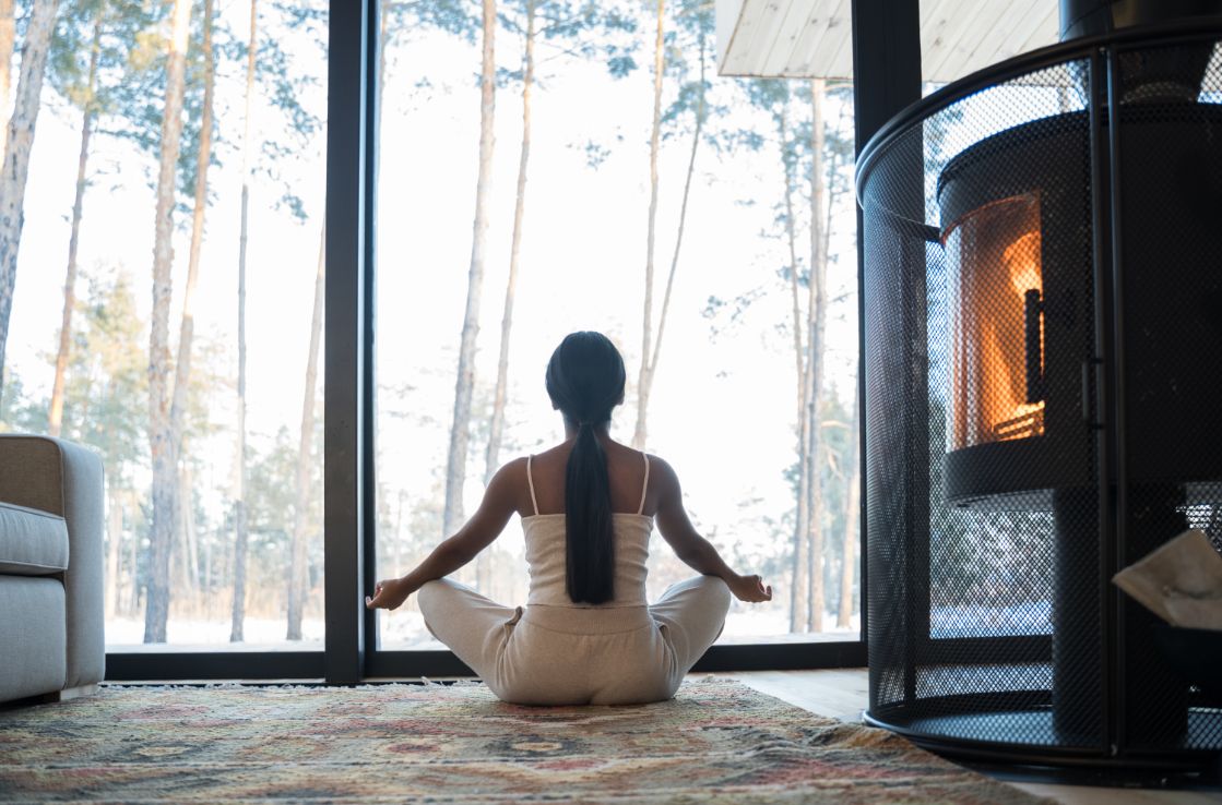 yoga puede ayudar a relajarte en navidad